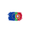 Europe Portugal Flag Fusion