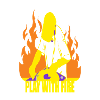 DJ plays with fire