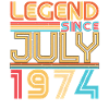 1974 Juillet Rétro