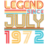 1972 July 50 years