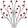 Heart Tree black