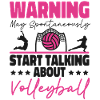 Volleyball Player Team Warning May