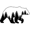 Bear & Trees