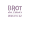 Brot kann schimmeln