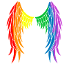Wings Rainbow LGBT