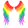 Rainbow Wings LGBT