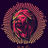 Lion Life Sticker