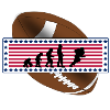 EVOLUTION AMERICAN FOOTBALL USA Flag Cadeau