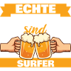 Echte Männer sind Surfer