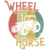 Roue Cheval / Tracteur