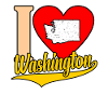 I love Washington gift