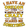 Lustiges Oregon Frau Geschenk