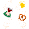 Dirndl Bier und Brezn