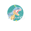 Tennisaurus Rex Paleontologist Dinosaur Lovers