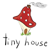 mushroom house small living