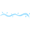 water line blue stroke