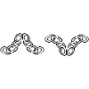 chain chain symbol line silver