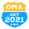 Seniorin Oma Großmutter Statement Ruhestand