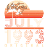 July 1993 Birthday greeting