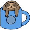 Sloth In a Mug.