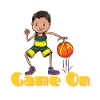 Game on -basketball fan gift