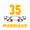 Sono sopravvissuto a 35 anni di matrimonio 35 ° anniversario di matrimonio
