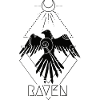 Raven Tattoo Design Moon Triangle