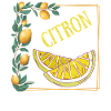cadre citron jaune été
