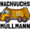 Nachwuchs Müllmann Müllwagen