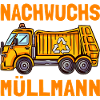 Nachwuchs Müllmann Müllwagen