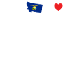 Montana heartbeat cadeau