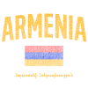 Armenia Flag Curve Font