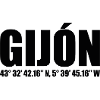 Coordonnées de Gijón