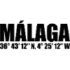 Coordonnées de Malaga