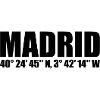 Madrid Coordinates