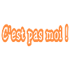 C'est pas moi !