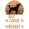 Beagle Coffee Retro Dog Cafe