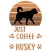 Husky Coffee Retro Dog Cafe
