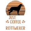 Rottweiler Coffee Retro Dog Cafe