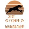 Weimaraner Coffee Retro Dog Cafe