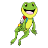 Grenouille avec jetpack