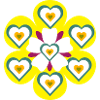 Spirale von Herze der Liebe