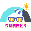 Sonniger Sommer und Freizeit