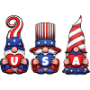 4th of July USA Gnomes