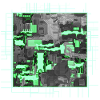 Green Stylized Motherboard