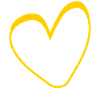 Yellow Heart Conception simple