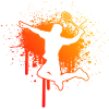 Badmintonspieler Herren Badminton Federball