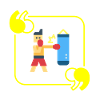 Boxing Pixel - Boxer Geschenkidee