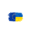 Europe Ukraine Brush Flag Emblem