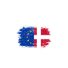 Europe Denmark Flag Mashup
